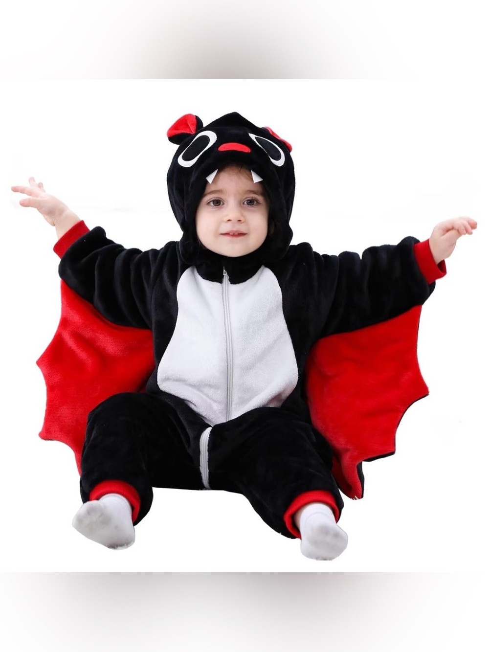 NWT ABTSHU Baby Bat Toddler Halloween Costume Dress Up Outfit Size 12-18 Months